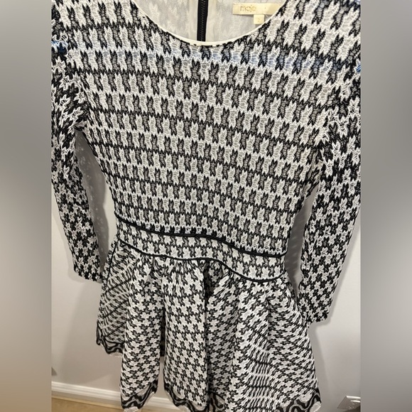 NWOT-Maje Royan Dress Women's Medium Long Sleeve Lace Embroidered Patterned - Picture 3 of 10